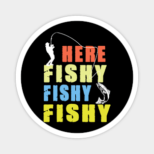 Funny Fishing Magnet